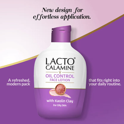 Lacto Calamine Face Lotion With Kaolin Clay & Glycerin Extracts For Oily Skin 120ml