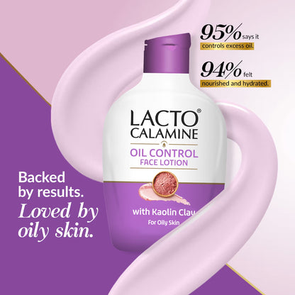Lacto Calamine Face Lotion With Kaolin Clay & Glycerin Extracts For Oily Skin 120ml