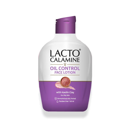 Lacto Calamine Face Lotion With Kaolin Clay & Glycerin Extracts For Oily Skin 120ml