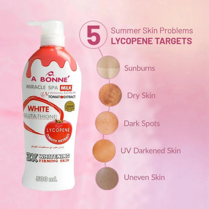 A Bonne Miracle Spa Milk UV Tomato Extract Lotion 500ml
