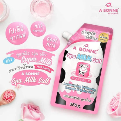 A Bonne Milk Salt Spa Skin Brightening 350 g