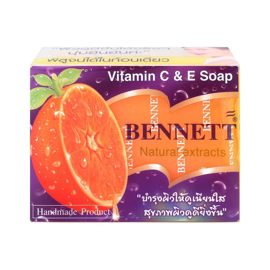 Bennett - Natural Extracts Orange Soap with Vitamin C & Vitamin E 130g