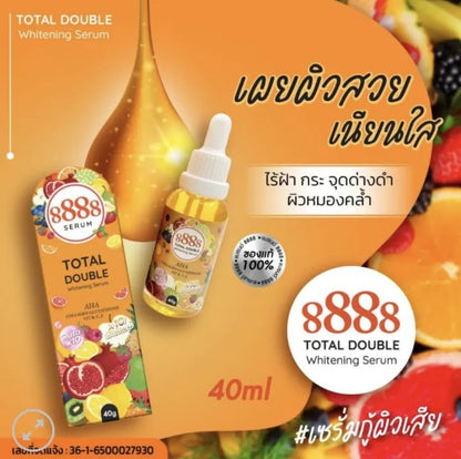 8888 Total Double AHA Whitening Serum 40g