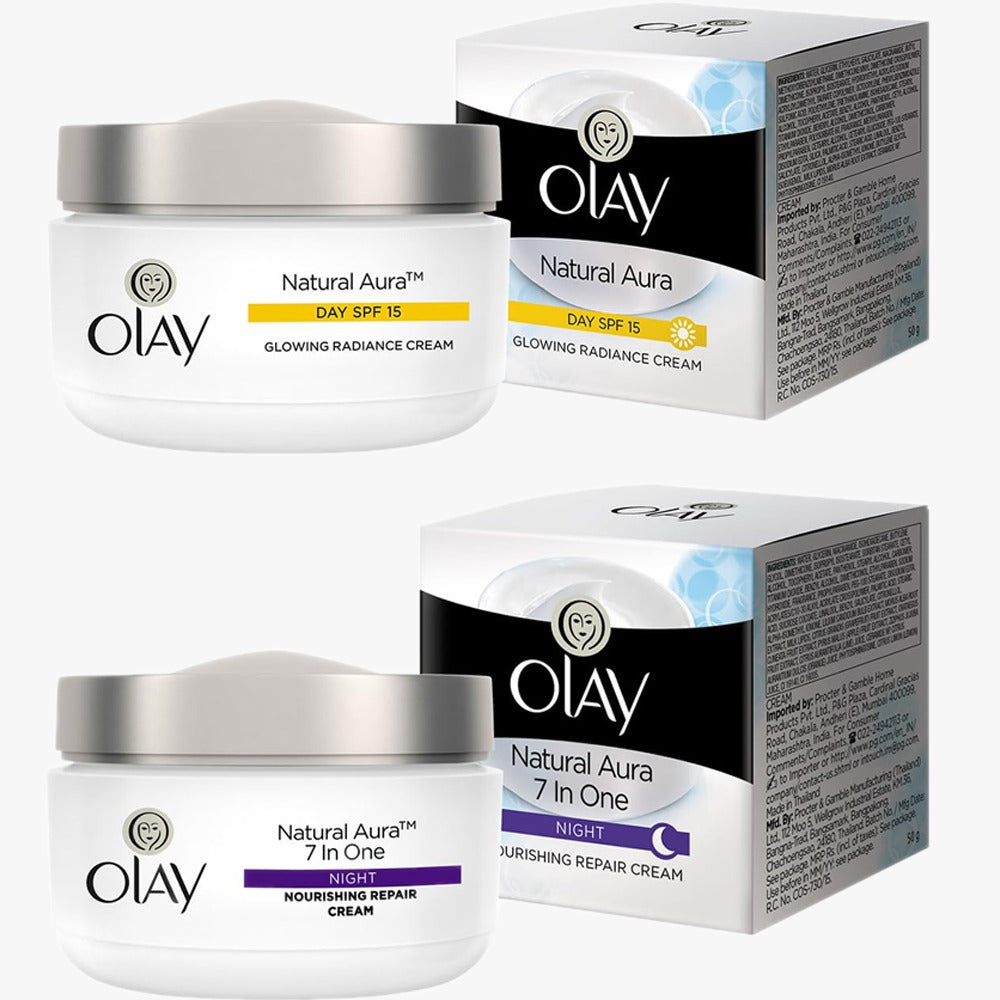 Olay Natural Aura Day Night Cream Pack 50 gm