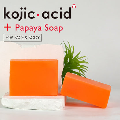 Guanjing Beauty Kojic Acid And Papaya Soap For Face And Body 120g