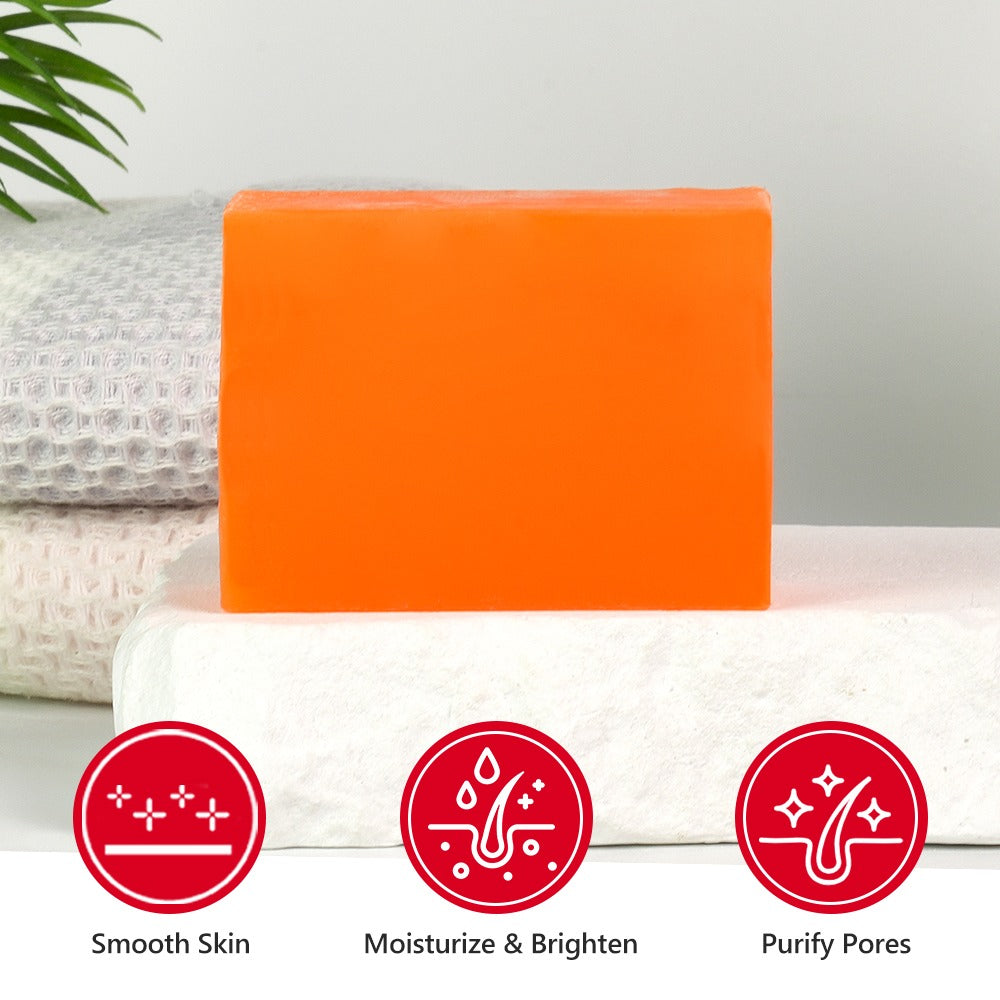 Guanjing Beauty Kojic Acid And Papaya Soap For Face And Body 120g