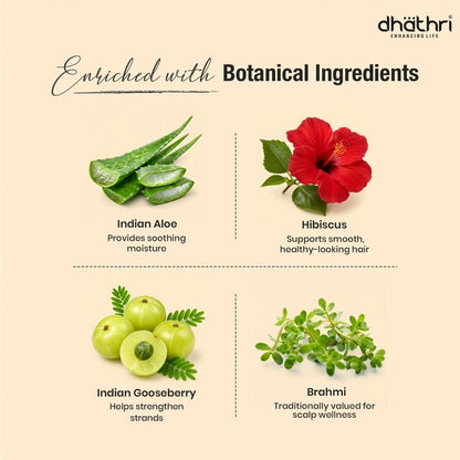 Dhathri Traditional & Natural Hibiscus Hair Cleanser 200ml