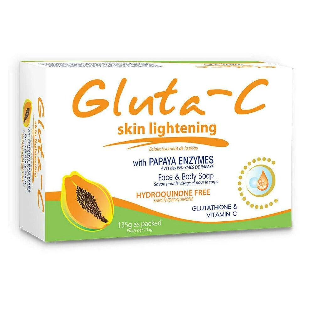 Gluta-C Face & Body Soap with Papaya Enzyme 135 g