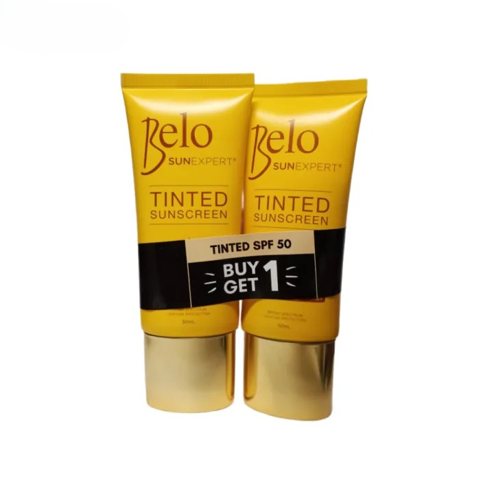 Belo SunExpert Tinted Sunscreen SPF50 PA++++ 50ml, Pack of 2