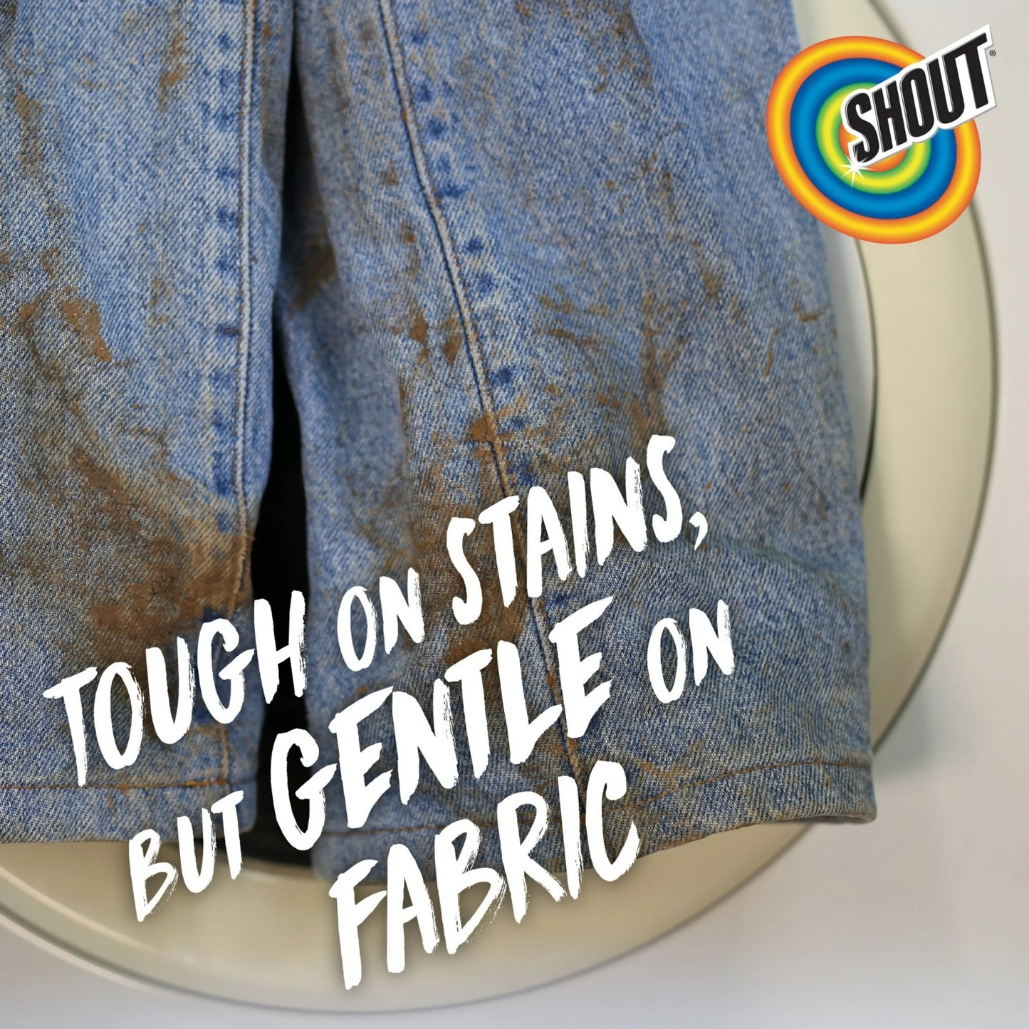 Shout Advanced Laundry Stain Remover Gel for Clothes Laundry, Breaks down stubborn, dried-in, and tough stains - 22oz Spray