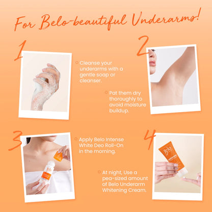 Belo Intense White Deo Roll-On 40ml, Pack of 2