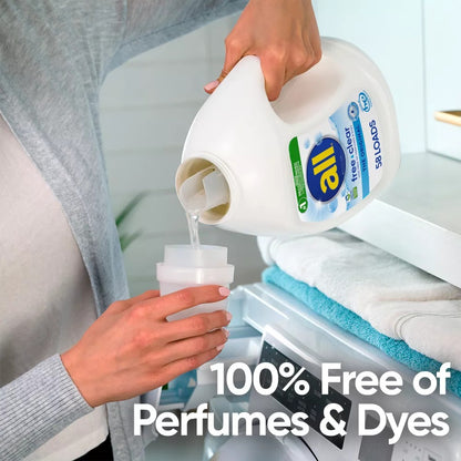 All Unscented Free Clear for Sensitive Skin HE Liquid Laundry Detergent 73 FL OZ