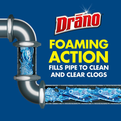 Drano Dual-Force Drain Cleaner and Clog Remover - 17 fl oz