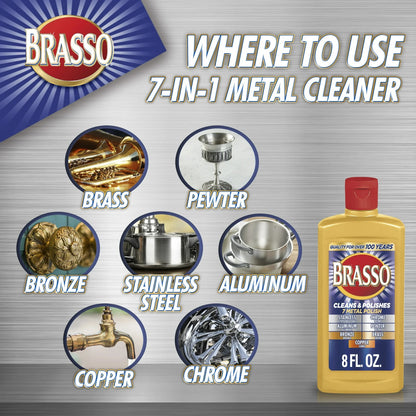Brasso No Scent Metal Polish 8 oz. Cream