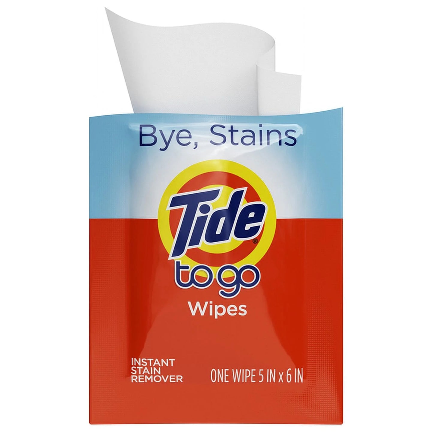 Tide To Go Stain Remover Wipes for Clothes, Instant Laundry Travel Stain & Spot Remover, 10 Wipes