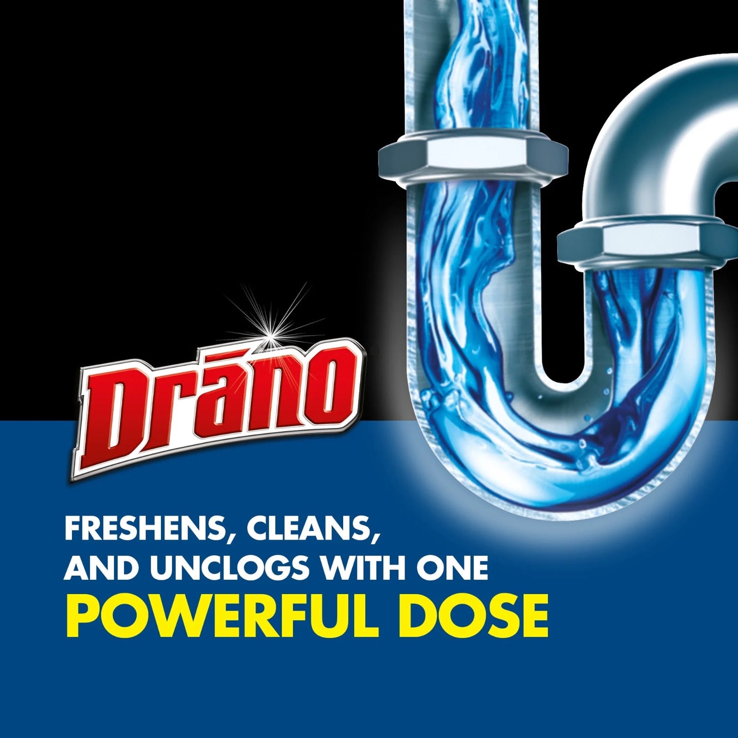 Drano Dual-Force Drain Cleaner and Clog Remover - 17 fl oz