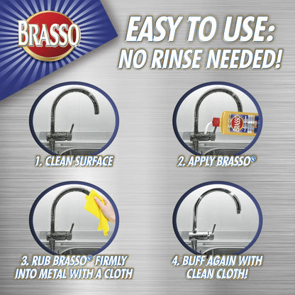 Brasso No Scent Metal Polish 8 oz. Cream