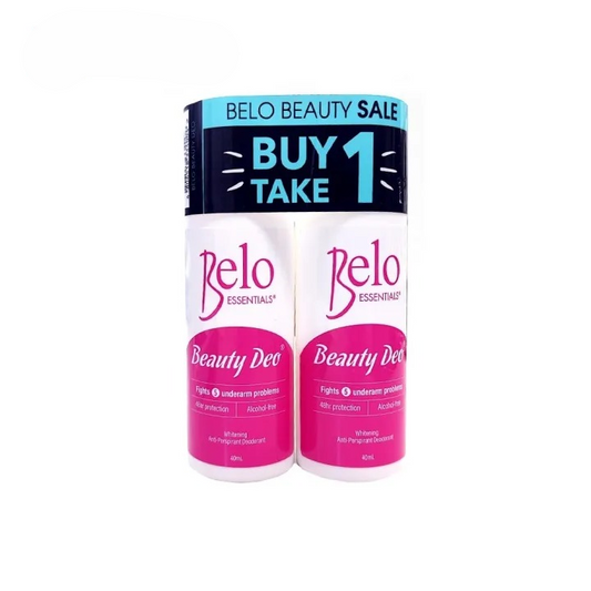 Belo Whitening Beauty Deo Roll On 40ml, Pack of 2
