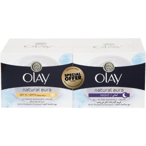Olay Natural Aura Day Night Cream Pack 50 gm
