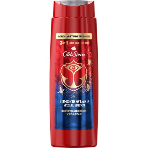 Old Spice 3-In-1 Shower Gel, Rockstar Tomorrowland Special Edition - 400ml