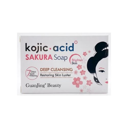 Guanjing Beauty Sakura Kojic Acid Essence Soap 120g