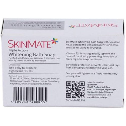 Skinmate Triple Action Whitening Bath Soap 125gm