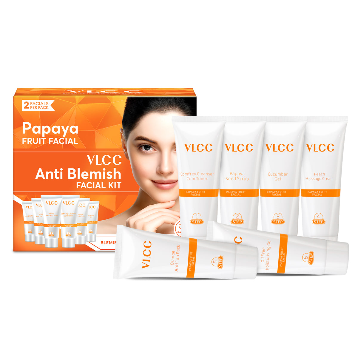 Papaya Fruit Single Facial Kit - 60 g