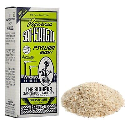 Telephone Brand Sat-Isabgol Psyllium Husk, Isabgol Husk, Sidhpur, 100g Flake