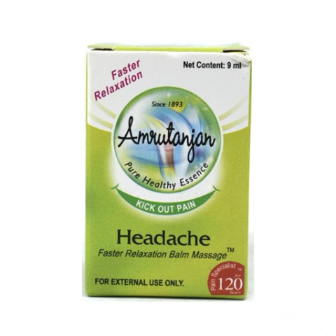 Amrutanjan Headache Balm - Faster Relaxation 9 ml